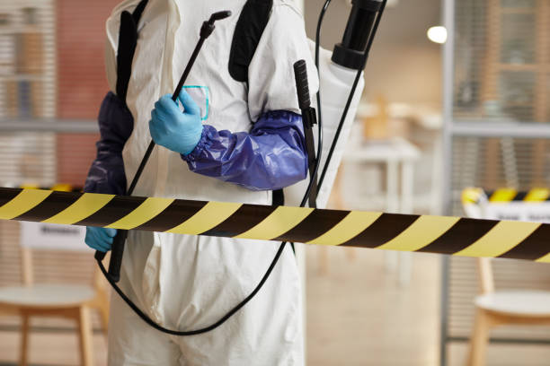 Professional Blood Cleanup technician working in Clinton, NJ